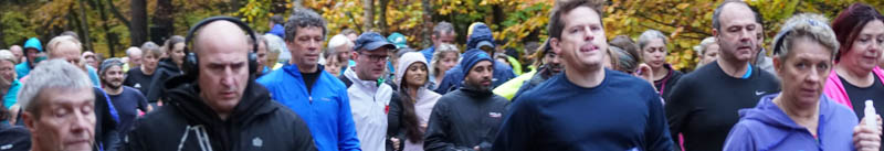 Runners at Black Park Parkrun