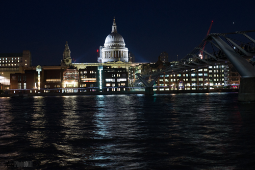 St Pauls' Cathedral Viewed from Across the Thames London