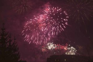 Fireworks at New Year