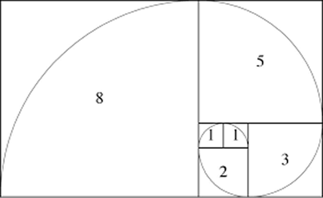 Fibonacci spiral