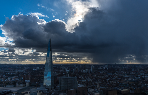 Shard in gloomy weather