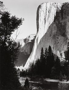 Black and white California Modernist lanscape