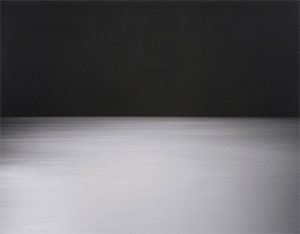 Black and White minimalist seascape