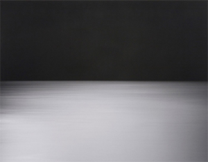 Black and White minimalist seascape