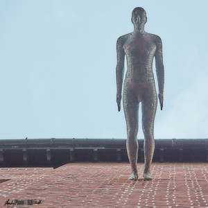 Gormley self-portrait sulpture - right