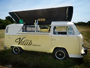 VW Camper Van converted to a portable bar