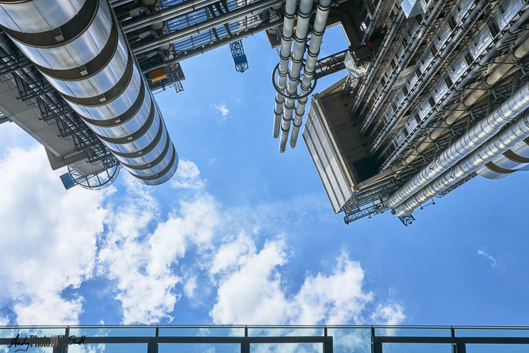 Blue Sky over the Lloyds building