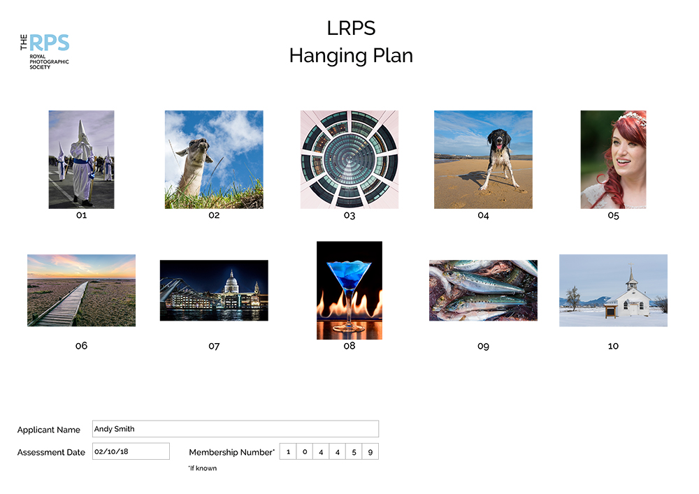 Potential RPS Licenciateship hanging plan 10,000 Hours Deliberate Practice Fine Art Photography