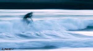 Surfer impressionist image