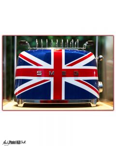 Smeg toaster in union jack flag colouring