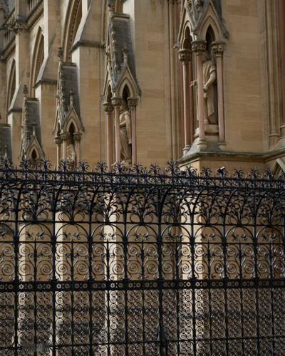 Railings and gables detail