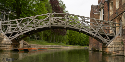 Wooden bridge - allegedly self supporting