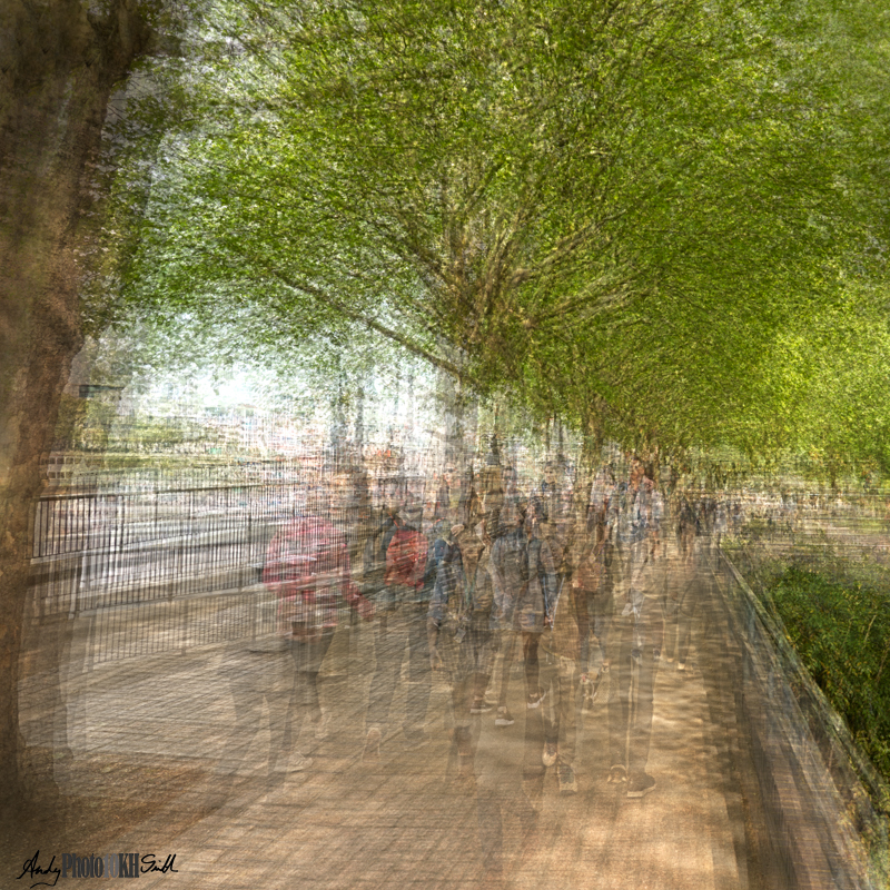 Multi-exposure urban image