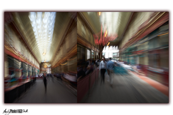 Impressionist urban diptych