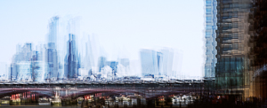 Impressionistic image of the City of London