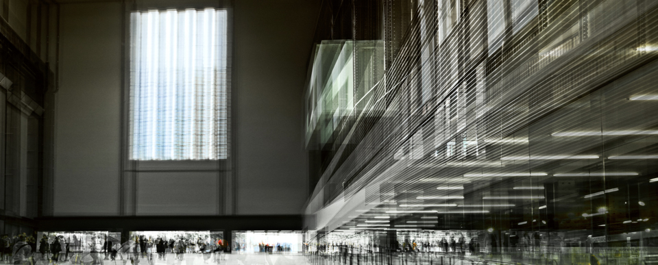 Turbine hall multiple exposure photography technique