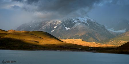 Dawn landscape Patagonia