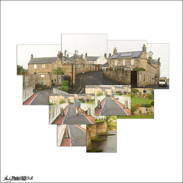 Hockney style joiner of images taken in Walk Northumberland