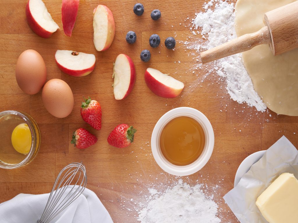 Ingredients for an Apple Pie