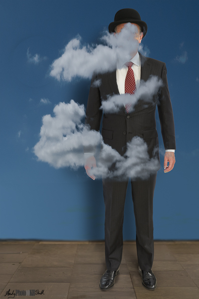 Self Portrait in Clouds