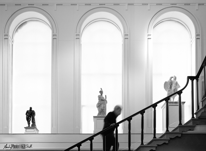 The "other" staircase at the Ashmolean