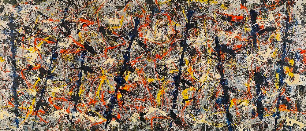 Jackson Pollock 1952 Blue Poles