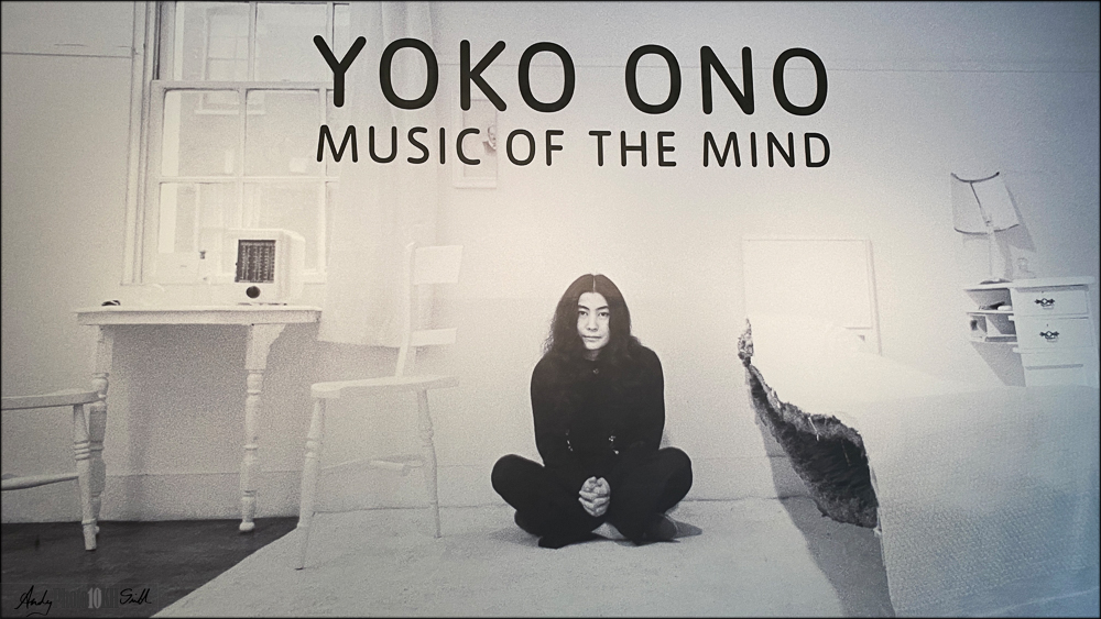 Yoko Ono Music of the Mind the view of a photographer