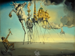 Salvador Dali 1946 The Temptation of St Anthony